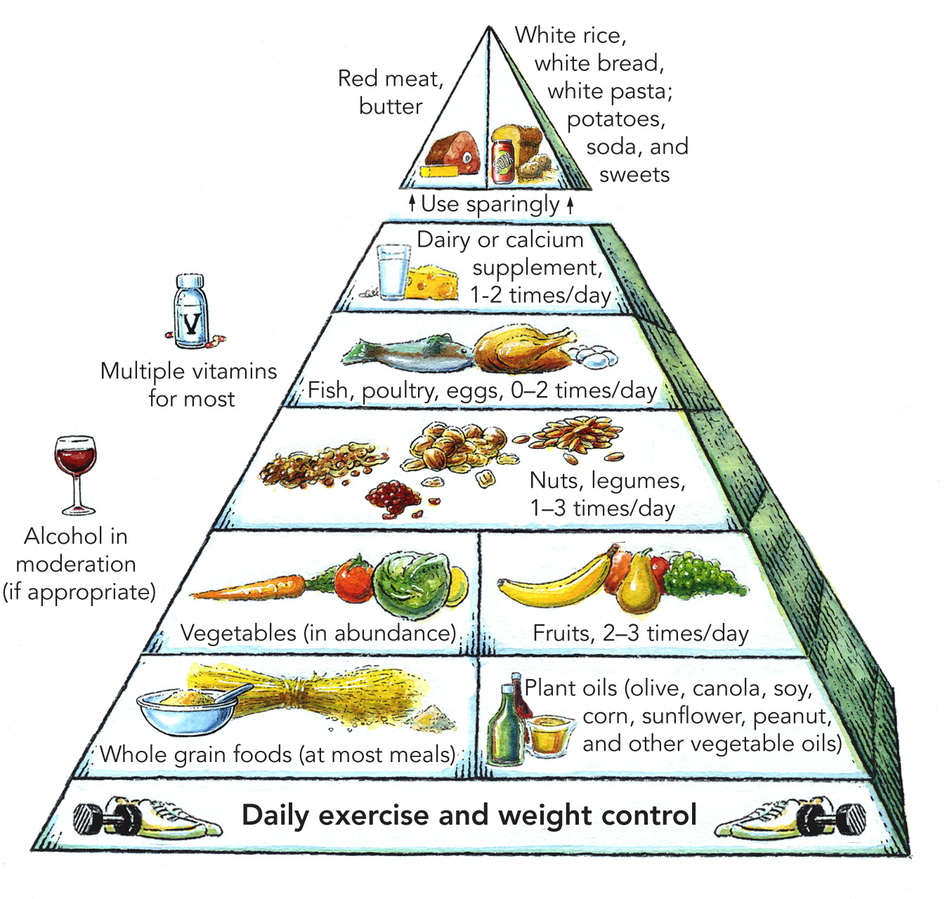 The Mediterranean Diet Pyramid: A Practical Reading