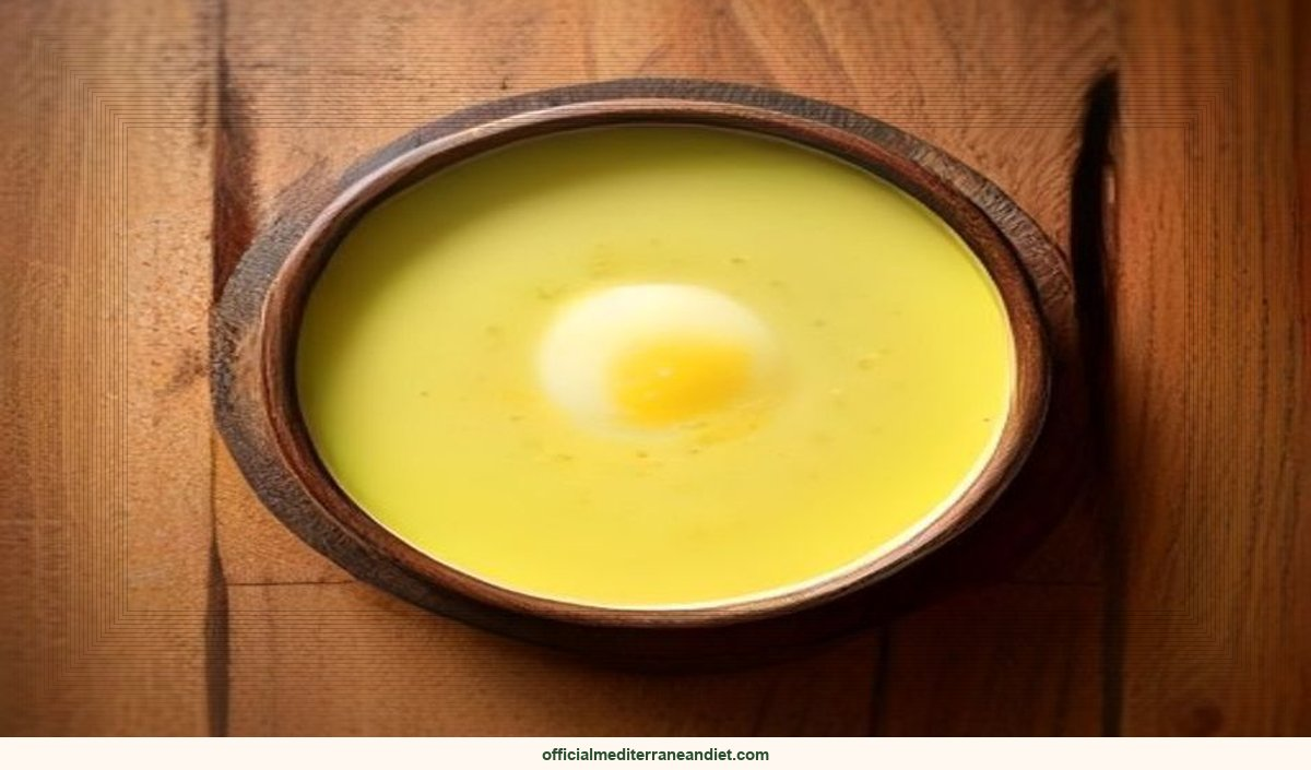 Greek avgolemono soup recipe — Mediterranean diet